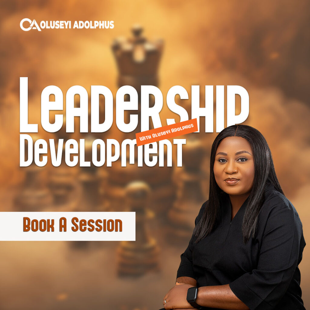 Book A session With Oluseyi Adolphus Leadership training